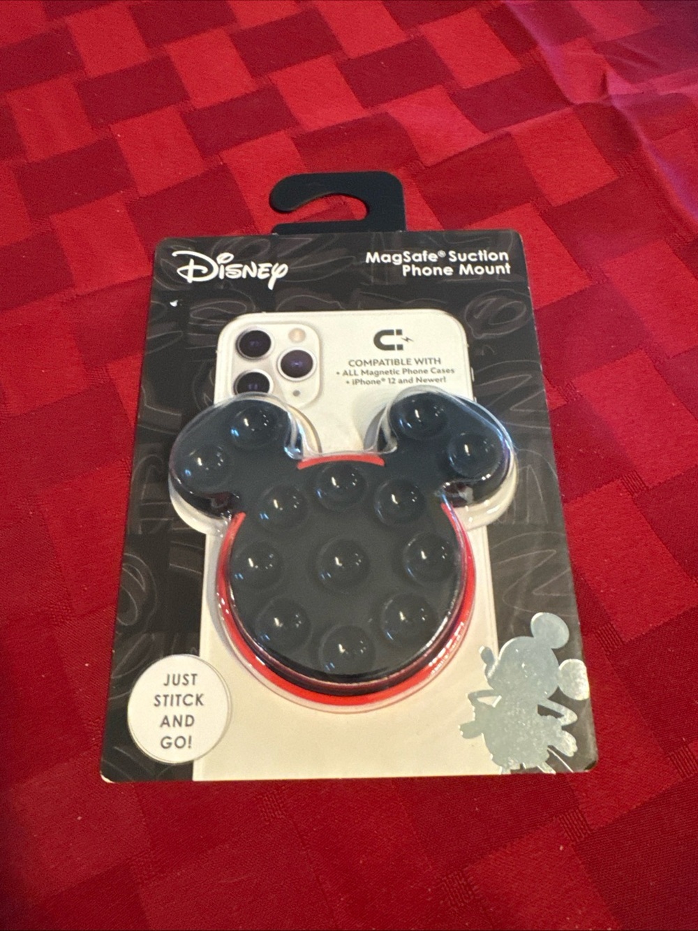 Disney MagSafe Suction Phone Mount - Black